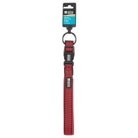 GG Reflective Nylon O-Ring Dog Collar - Red
