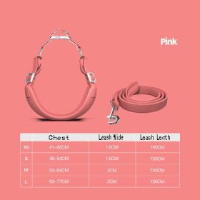 Ultimate Freedom Dog Harness Set (Color: Pink, size: Xxs)