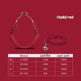 Ultimate Freedom Dog Harness Set (Color: Red, size: M)
