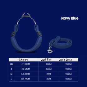 Ultimate Freedom Dog Harness Set (Color: Blue, size: Xs)
