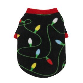 Cozy Christmas Canine Fleece Sweater (Color: Christmas Fruit, size: S)