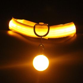 Luminous Fashion Dog Collar: The Ultimate Pet Accessory For Style And Safety! (Color: Yellow, size: 2Xl)