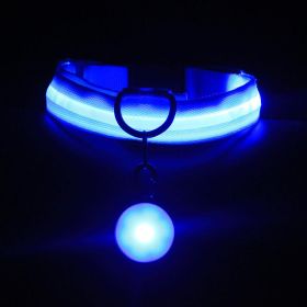 Luminous Fashion Dog Collar: The Ultimate Pet Accessory For Style And Safety! (Color: Blue, size: 2Xl)
