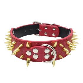 Ultimate Safety Shield Pet Collar (Color: L, size: Red)