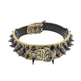 Ultimate Safety Shield Pet Collar (Color: M, size: Golden Brown)