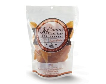Canine Caviar Natural Dried Sweet Potatoes - Healthy Rawhide Alternative (Size-Pack Of: 0.375-30 /Case, Color: Dry)