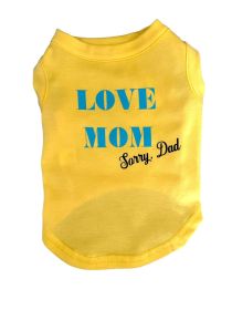 Charming Love Dog Sleeveless Shirt for Comfort and Durability (Pack Of: 1, size: Xs)