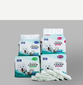 Petbest Gentleman's Essential Dog Diaper - Stylish And Effective Male Dog Diaper (Color: White, size: S)