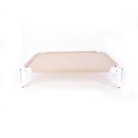 Luxury Pet Haven: The Ultimate Camp Bed For Your Furry Friend (Color: Khaki, size: M)