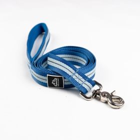 Appalachian Jazz Blue Reflective Dog Leash - Soft, Durable, and Stylish (Size-Pack Of: Large 1In. Wide By 6Ft. Long-1, Color: Jazz Blue Flat)