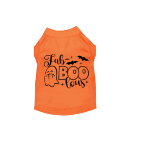 Fab-BOO-lous Ghost Dog Sleeveless Shirt for Halloween (Pack Of: 1, size: M)