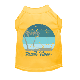 Summer Comfort Sleeveless Dog Tee (Size-Pack Of: Medium-1, Color: Yellow)