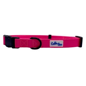 Cutie Ties Adjustable Dog Collar with Unique Designs (Size-Pack Of: Small-1, Color: Pink)