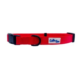 Cutie Ties Adjustable Dog Collar with Unique Designs (Size-Pack Of: Small-1, Color: Red)