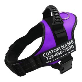 Explosafe Pet Leash: The Ultimate Safety Harness For Your Furry Friend (Color: Purple, size: Xl)