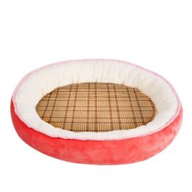Cozypaws Portable Pet Mat - The Perfect Snuggle Spot For Your Furry Friend (Style-Size: With Mat-S, Color: Red)