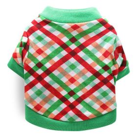 Cozy Cotton Christmas Pet Dog T-Shirt - Festive Attire For All Sizes! (Color: 8 Style, size: S)