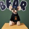 Trendy And Handsome Cotton Shirt With Tie For Small And Medium-Sized Dog Pets