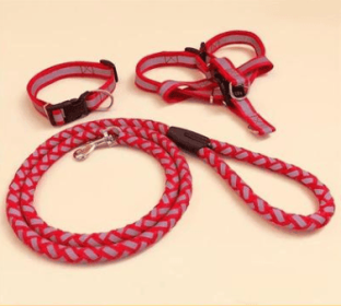 Ultimate Comfort Dog Leash (Color: Red, size: S)