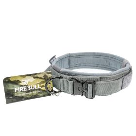 Tactical Pet Control Set (Style-Size: A-M, Color: Grey)
