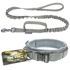 Tactical Pet Control Set (Style-Size: C-M, Color: Grey)