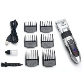 The Furfinesse Pet Styling Kit: Professional Electric Hair Trimmer For Pets (Color: Black, Style: Usb)