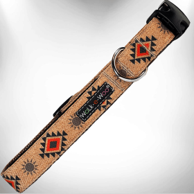 Walk-e-Woo Southwestern Style Dog Collar (Size-Pack Of: Xl 1.5" Wide Fits 18-28" Neck-1, Color: Grand Mesa)