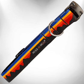 Mountain Dog Collars: Premium Durable Outdoor Gear for Active Dogs (Size-Pack Of: M 1" Width Fits 12-18" Neck-1, Color: Blue Mountain)