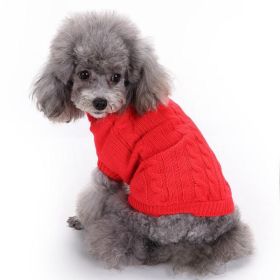 Cozy Canine Knitwear (Color: Red, size: Xl)