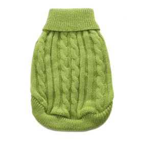 Cozy Canine Knitwear (Color: Light Green, size: Xl)