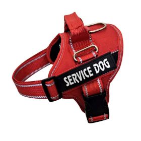 Ultimate Comfort Reflective Pet Chest Strap (Color: Red, size: L)