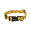 Pet Pals Geometric Bee Pattern Dog Collars - Stylish And Durable Pet Accessories For Small And Medium Dogs